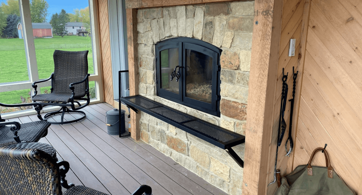 10 Four Season Screened In Porch With Fireplace Ideas