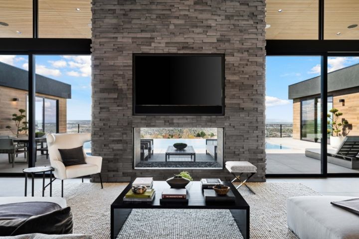 Custom Inside Outside Fireplaces for Homes & Businesses