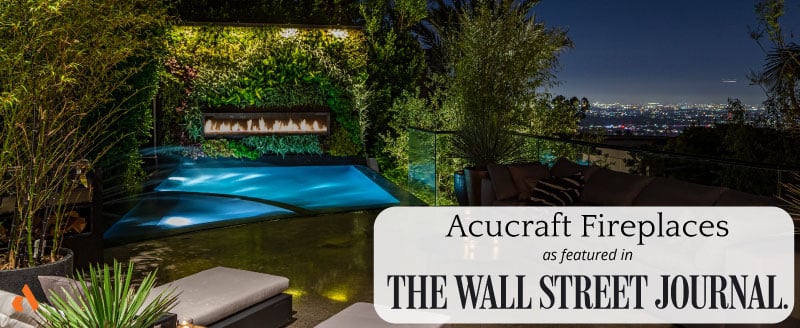 an image of a outdoor fireplace overlooking downtown LA