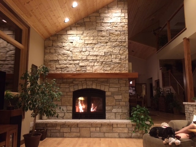 Acucraft Hearthroom 30 See Through Wood Fireplace