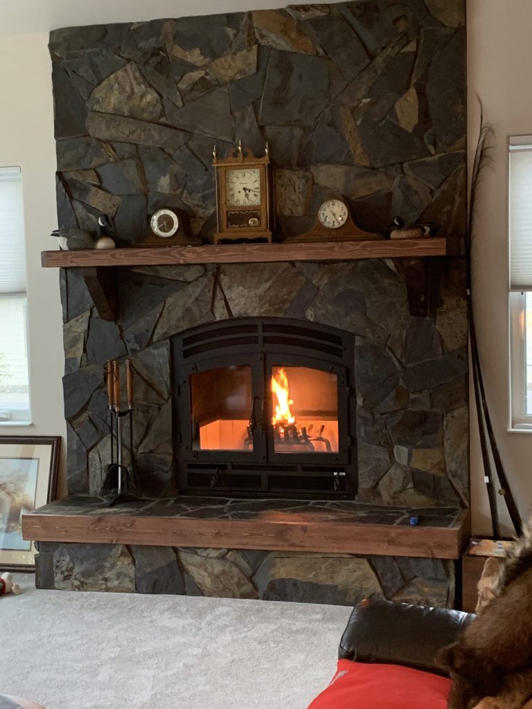 Acucraft Hearthroom 30 Single Sided Wood Fireplace-rustic