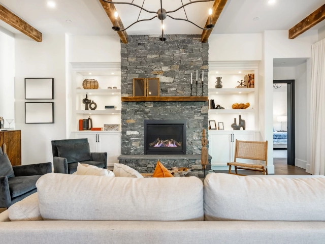 acucraft 36 inch slim line direct vent gas fireplace shabby chic living room with stone direct vent gas fireplace with logs