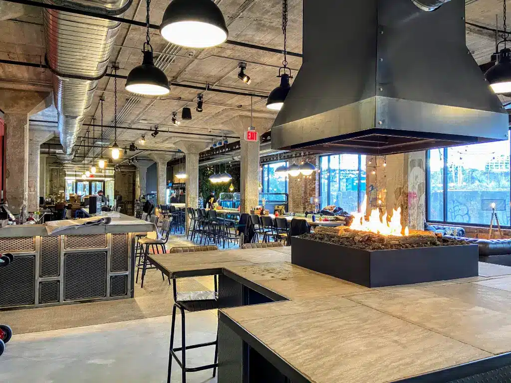 Acucraft-Custom-4-Sided-Open-Gas-Fireplace-with-Logs Acucraft-Custom-4-Sided-Open-Gas-Fireplace-with-Logs