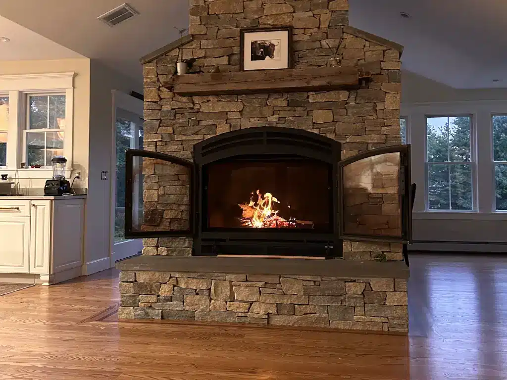 Acucraft-Hearthroom-44-See-Through-Wood-Burning-Fireplace-with-Matte-Black-Finish-Basket-Handles Acucraft-Hearthroom-44-See-Through-Wood-Burning-Fireplace-with-Matte-Black-Finish-Basket-Handles